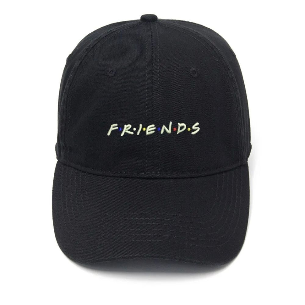 Brand New Baseball Hat Cap Friends Embroidered Mom Dad Hat Velcro Unisex Fan